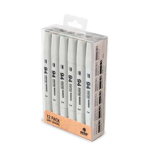 94 Graphic Marker Grey 12li