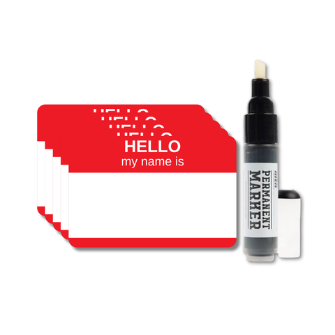 HELLO MY NAME İS & WTF MARKER