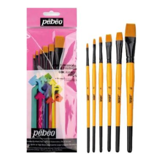 Pebeo fırça 6"lı Set